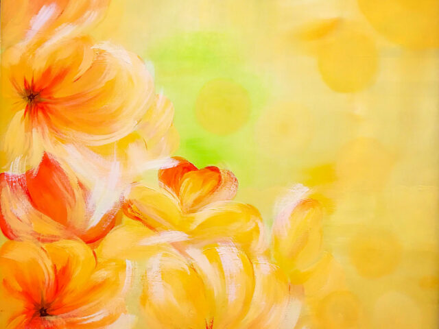«Flores amarillas»